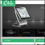 Screen shot of the C & L Business Ltd website.