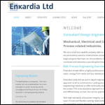 Screen shot of the Enkardia Ltd website.