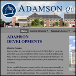 Screen shot of the Adamson Developments (Lyndholme) Ltd website.