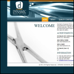 Screen shot of the Dynamic Pvt Ltd website.