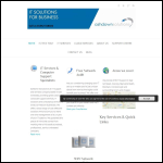 Screen shot of the Ashdown Solutions Ltd website.
