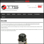 Screen shot of the TTS Systems website.