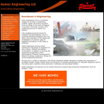 Screen shot of the Damor Engineering Ltd website.