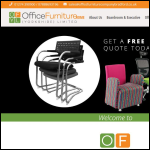 Screen shot of the The Office Furniture Company website.