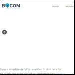 Screen shot of the Bycom Ltd website.