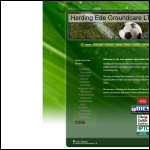 Screen shot of the Harding Ede Groundcare Ltd website.