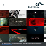 Screen shot of the Eel Films Ltd website.