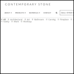 Screen shot of the Contemporary Stone Ltd website.