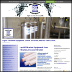 Screen shot of the Complete Filtration Solutions Ltd website.
