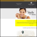 Screen shot of the Harley Street Dental Support Ltd website.
