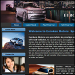 Screen shot of the Euroken Motors Uk Ltd website.