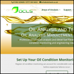 Screen shot of the Oil Check Laboratory Services Ltd website.