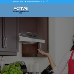 Screen shot of the Active Domestic Appliances Ltd website.