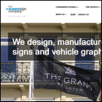 Screen shot of the The Sussex Sign Company Ltd website.