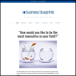 Screen shot of the Business Blueprints website.