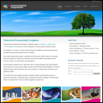 Screen shot of the Environmental Compliance Ltd website.