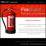 Screen shot of the Fireguard Ltd website.