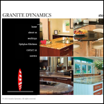 Screen shot of the Granite Dynamics website.