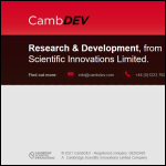 Screen shot of the Cambdev Ltd website.