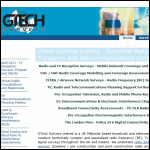 Screen shot of the GTech Surveys Ltd website.
