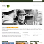 Screen shot of the Highcliffe Safety Services website.