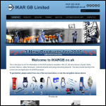 Screen shot of the IKAR GB Ltd website.