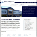 Screen shot of the Huxloe Warehousing Ltd website.