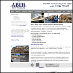 Screen shot of the Aber Roof Truss website.