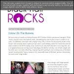 Screen shot of the Black Hair Rocks Ltd website.