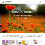 Screen shot of the Herbfarmacy Ltd website.