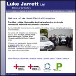 Screen shot of the Luke Jarrett Ltd website.