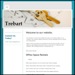 Screen shot of the Trebart Ltd website.