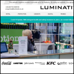 Screen shot of the Luminati Waycon Ltd website.