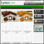 Screen shot of the Lynco Europe Ltd website.