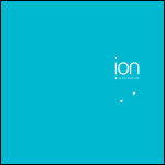 Screen shot of the Ion Glass Ltd website.