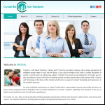 Screen shot of the Crystal Bioteck Solutions Ltd website.