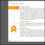 Screen shot of the AmbientPineapple Ltd website.