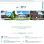 Screen shot of the Alukov Ltd website.