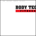Screen shot of the Body Tech Fitness Ltd website.