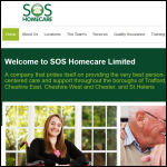 Screen shot of the Sos Mental Health Ltd website.
