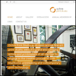 Screen shot of the Ochre Print Studio Ltd website.