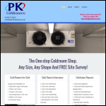 Screen shot of the PK Refrigeration Ltd website.
