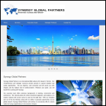 Screen shot of the Synergy Global Partners Ltd website.