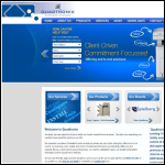 Screen shot of the Quadtronix Business Systems Ltd website.
