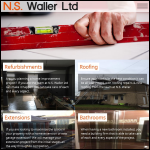 Screen shot of the N S Waller Ltd website.