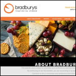 Screen shot of the Bradbury & Son (Buxton) Ltd website.