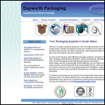 Screen shot of the Dayworth Packaging Ltd website.