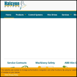 Screen shot of the Halcyon Drives Ltd website.