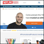 Screen shot of the Hotline.co.uk website.