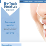 Screen shot of the Bytech Dental Lab Ltd website.